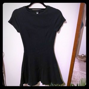 Black mini dress